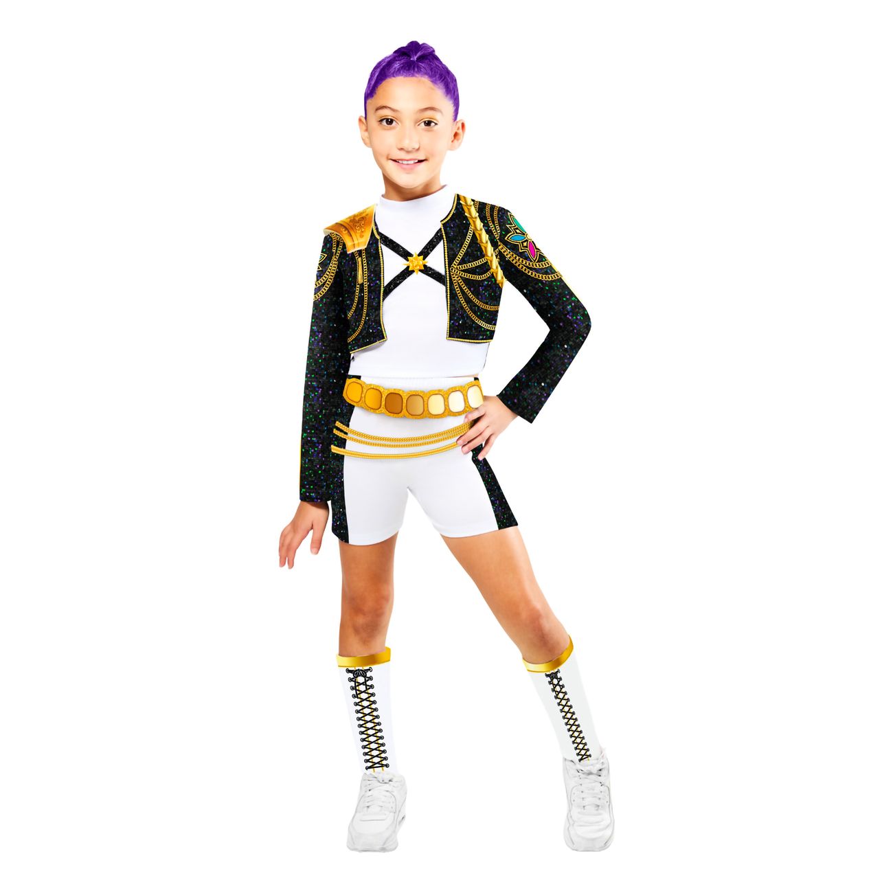 K-pop Demon Hunters™ Rumi Gold Hybrid Barn Maskeraddräkt