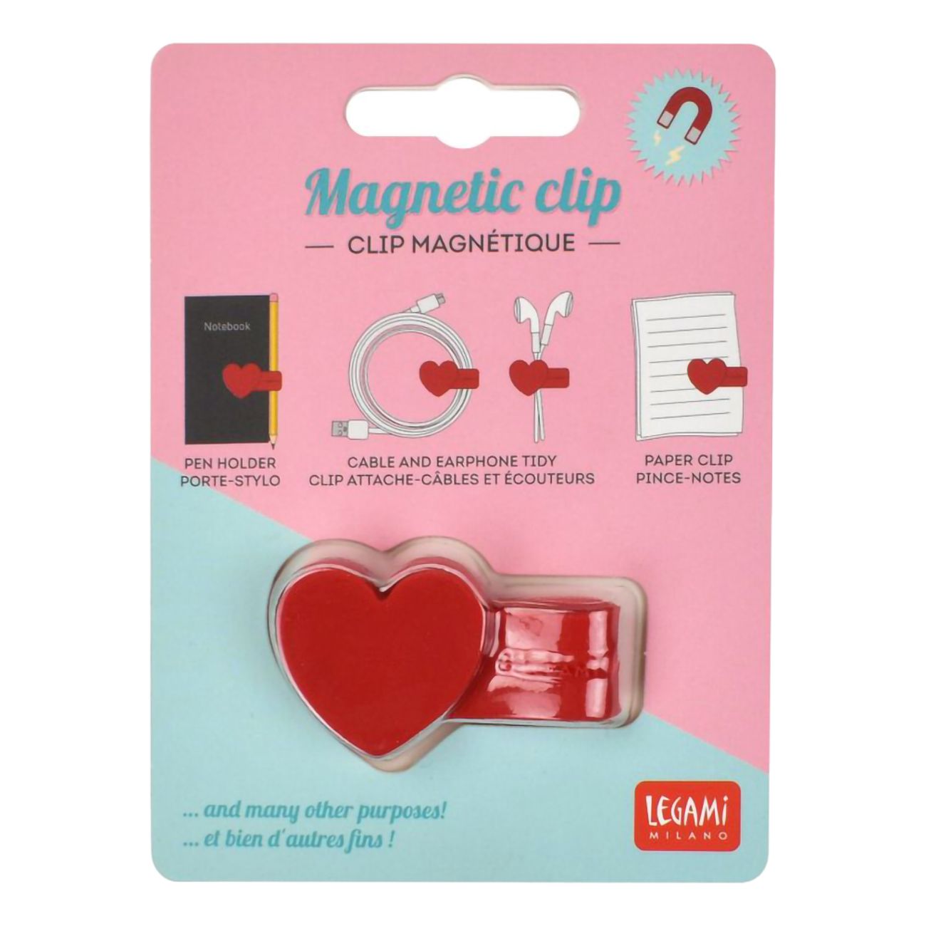 Kabelhållare Hjärta