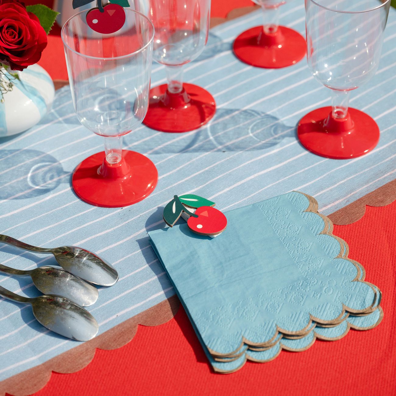 Kaffeservetter Dolce Vita Blå