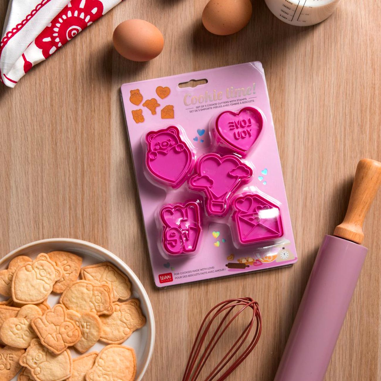 Kakformar med Stämplar Love