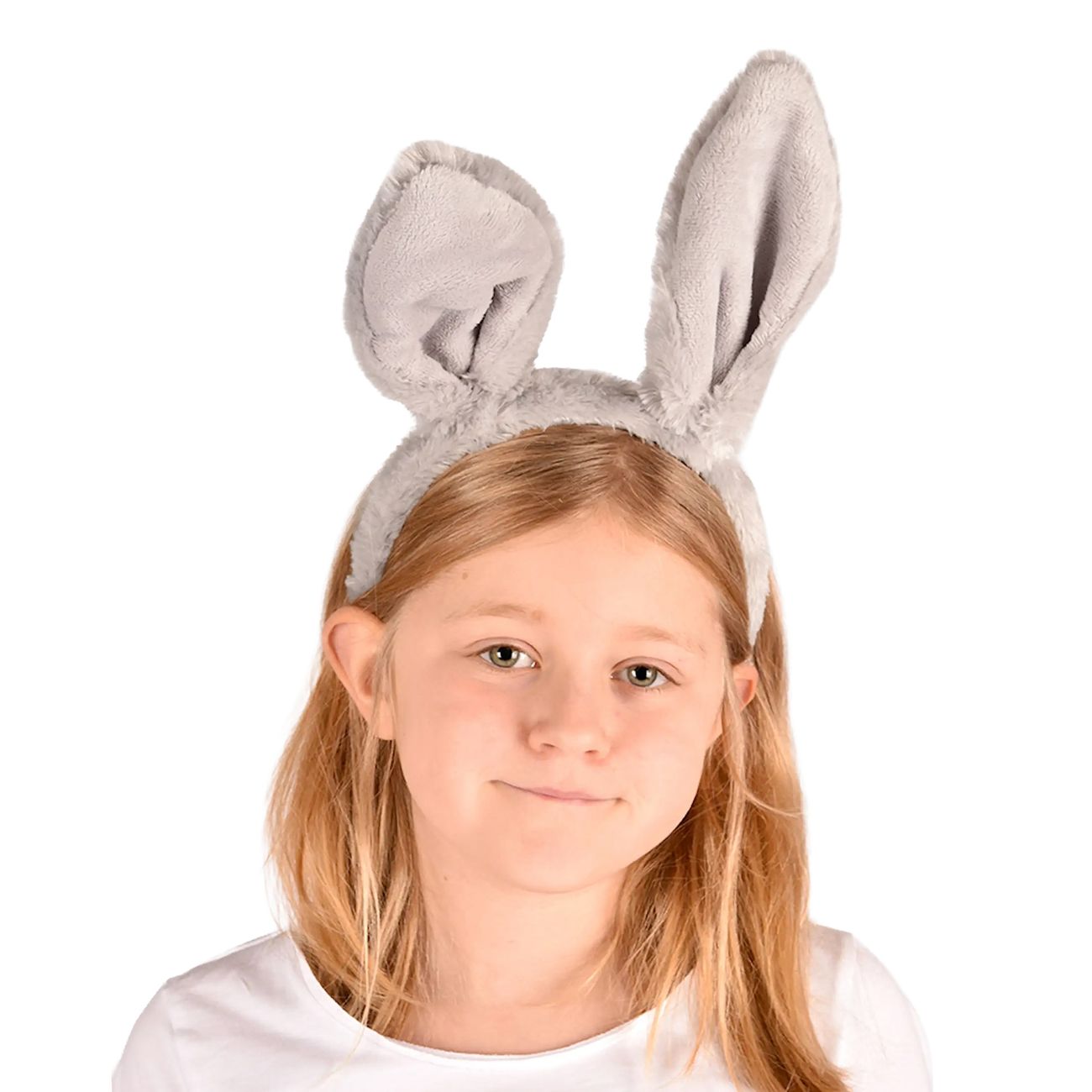 Kaninöron på Diadem Grå för Barn