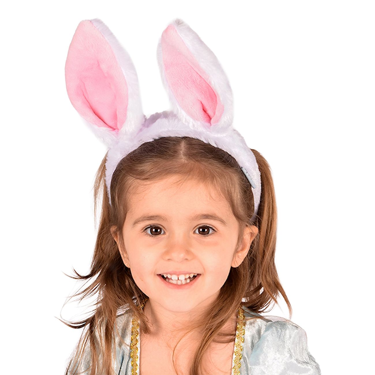 Kaninöron på Diadem Vit för Barn