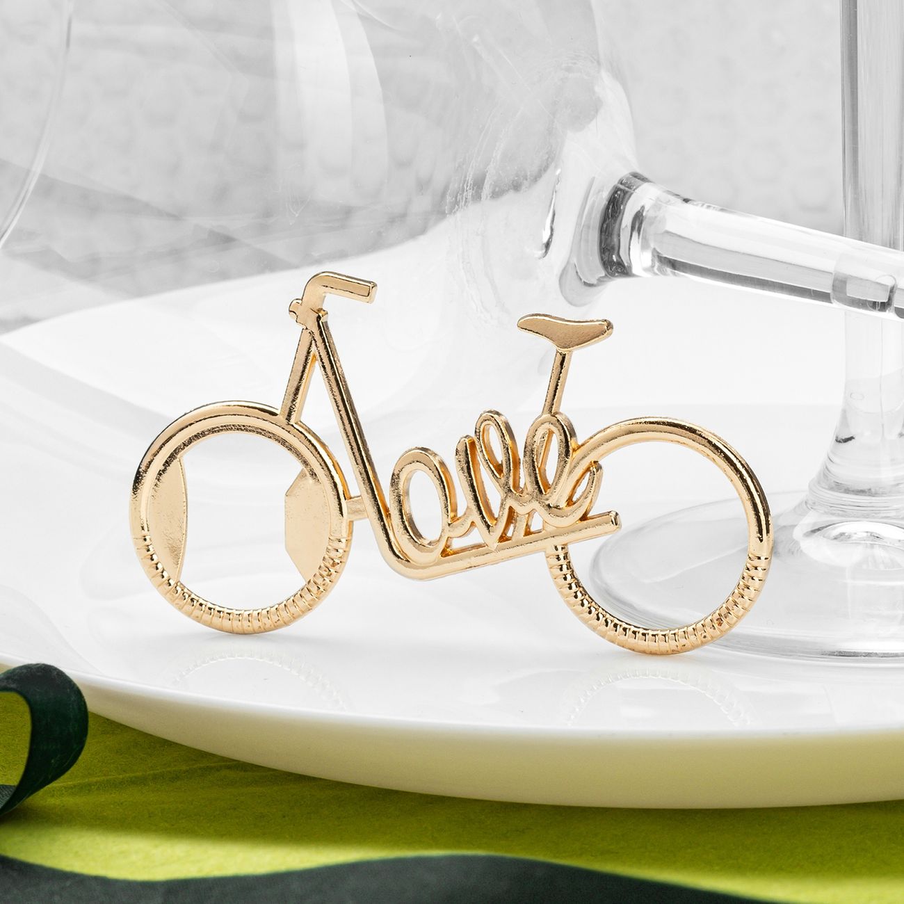 Kapsylöppnare Cykel Love Guld