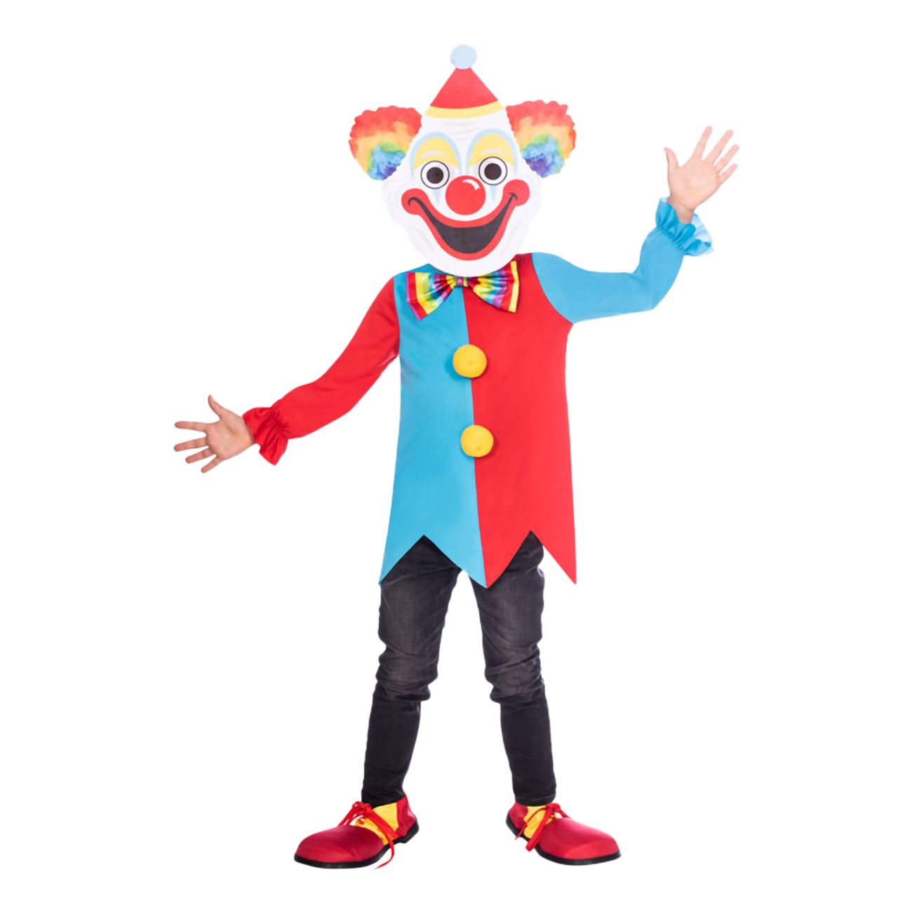 karnival-clown-med-stor-huvud-barn-maskeraddrakt-102850-1