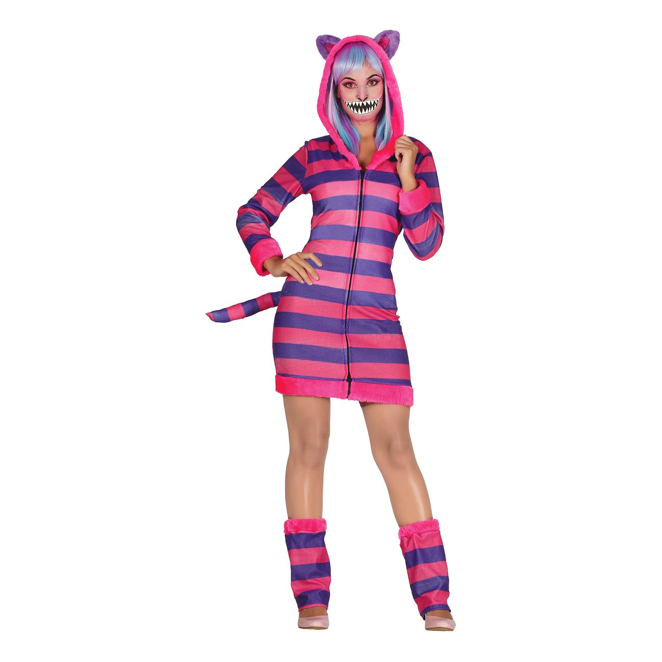 katt-klanning-rosalila-maskeraddrakt-108688-1