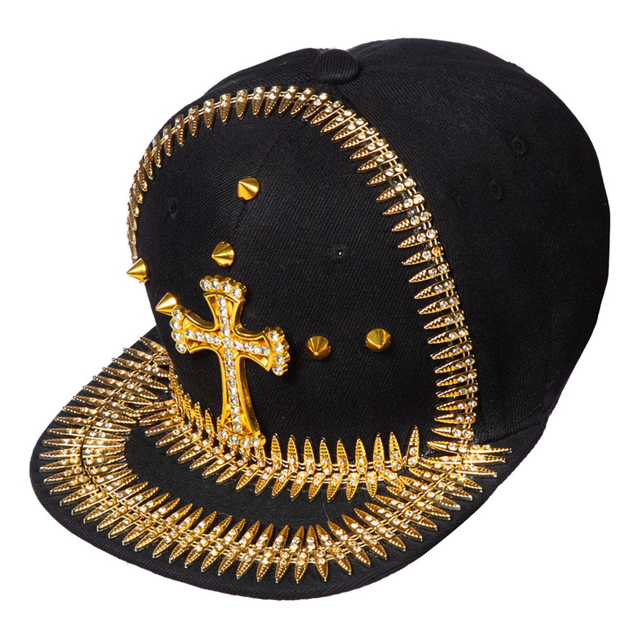 Keps Guldkors & Nitar Svart/Guld