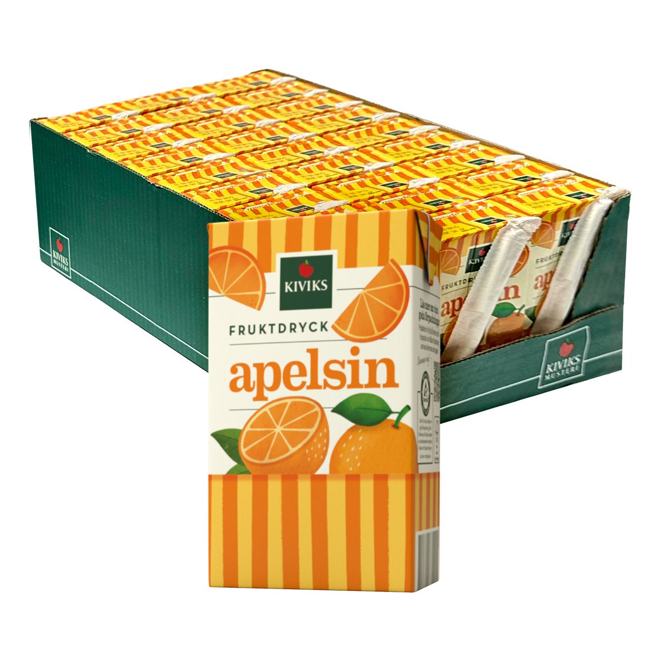 Kivik Apelsindryck med Sugrör