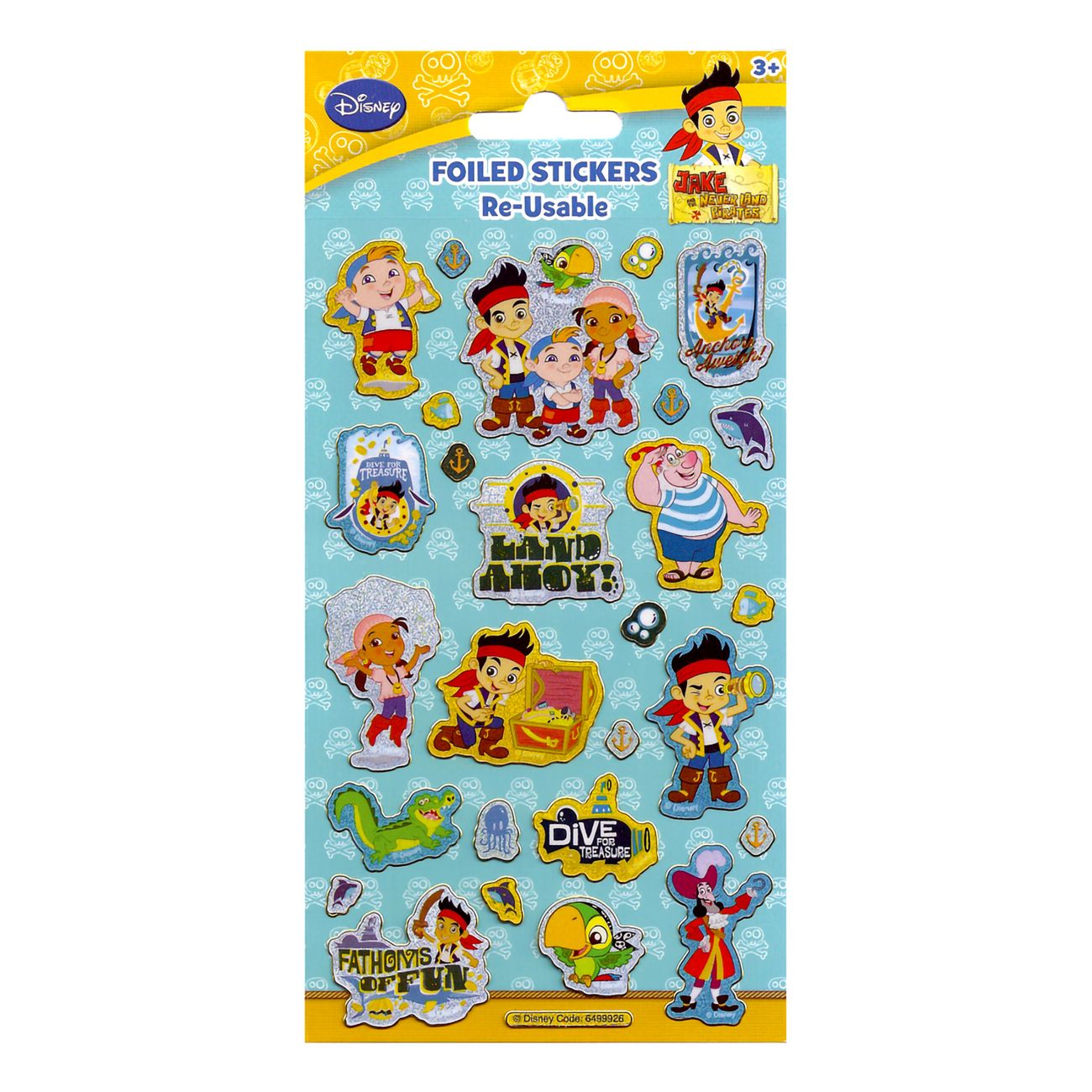 Klistermärken Folie Jake & the Neverland Pirates