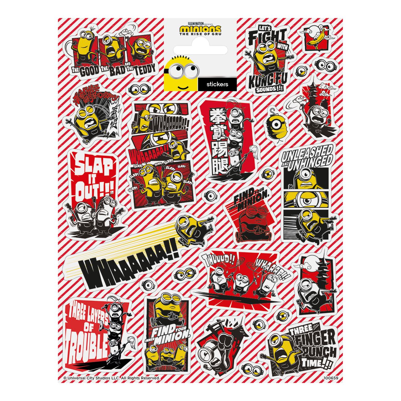 Klistermärken Stora Minions II