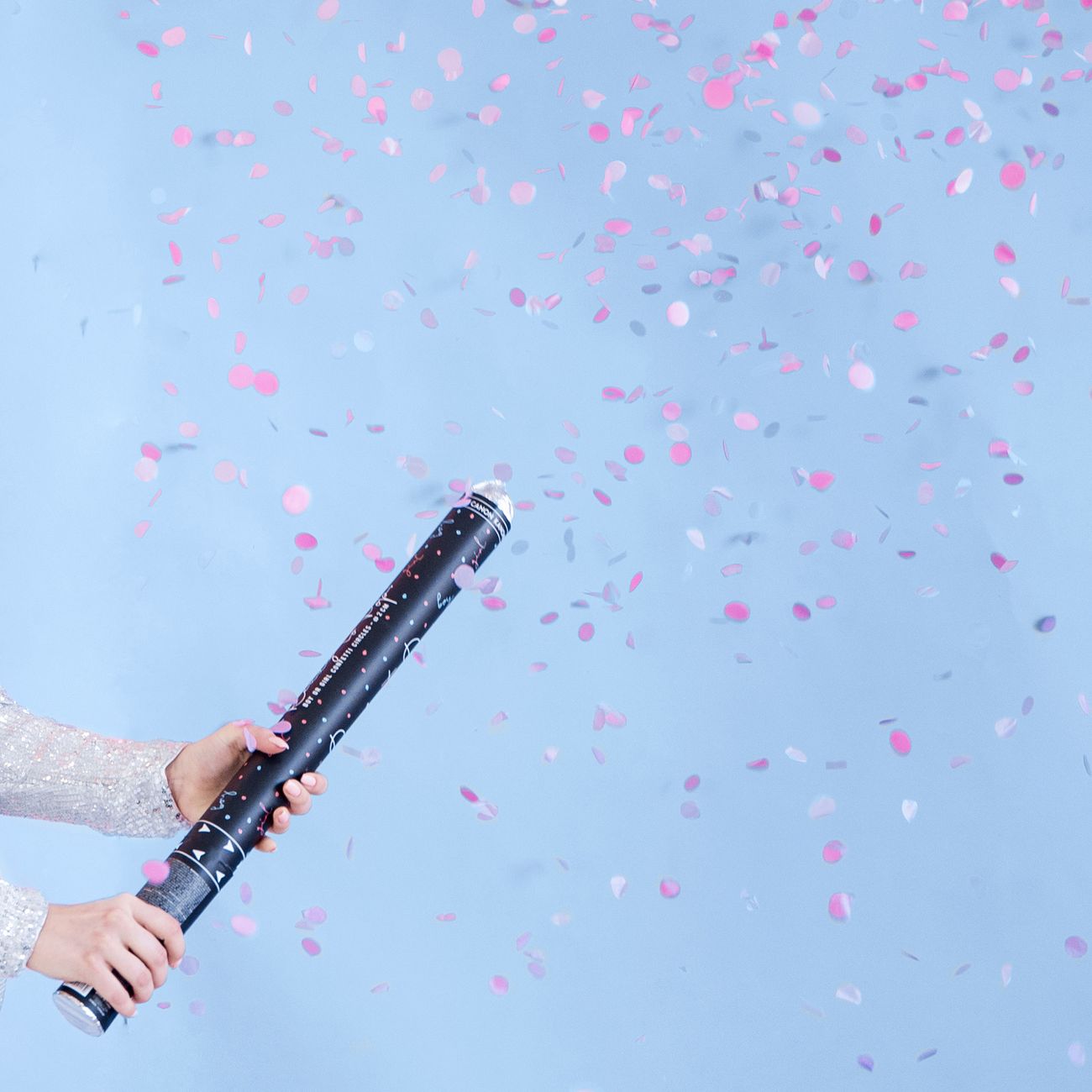 Konfettikanon Gender Reveal Rosa