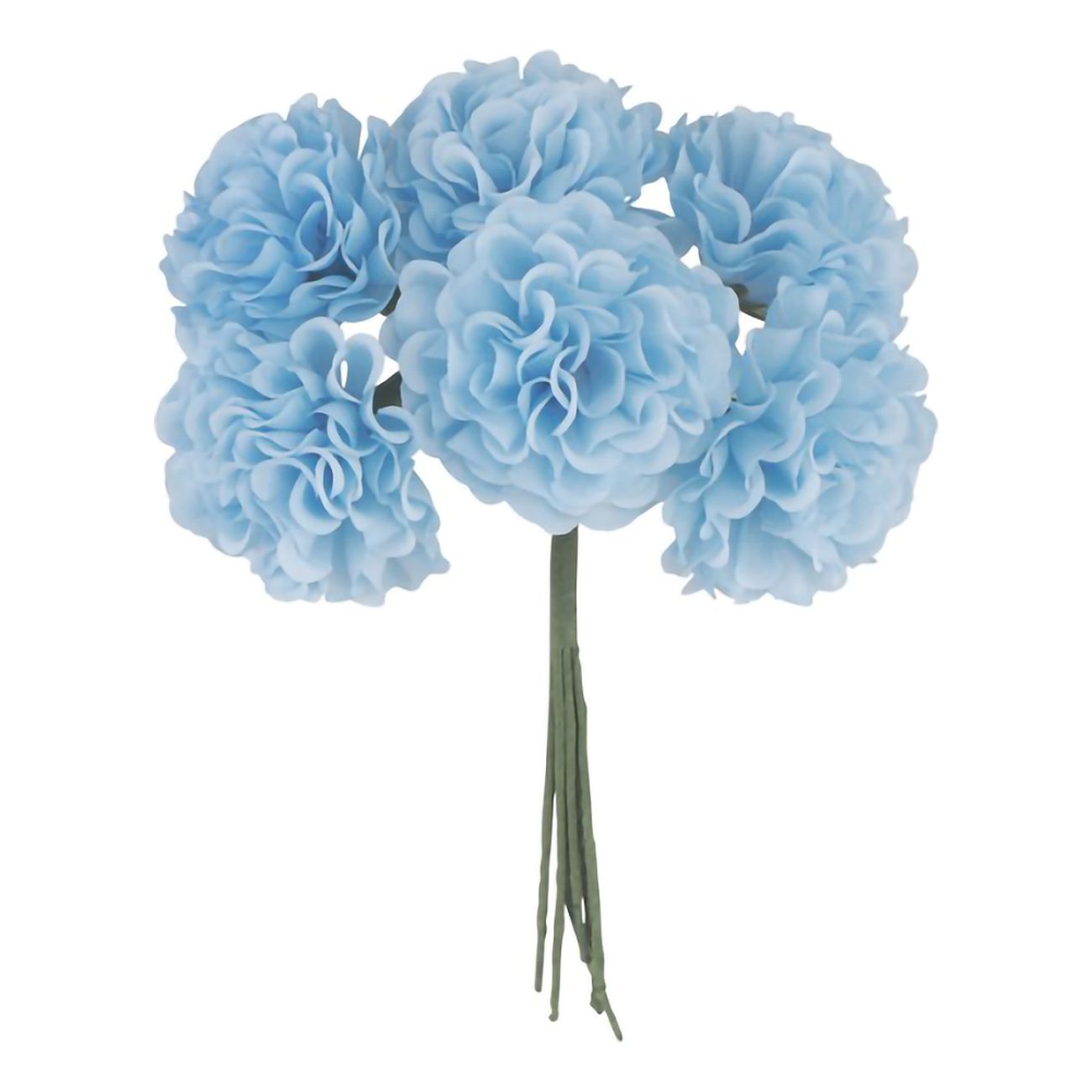 Konstgjord Blombukett Hortensior Ljusblå