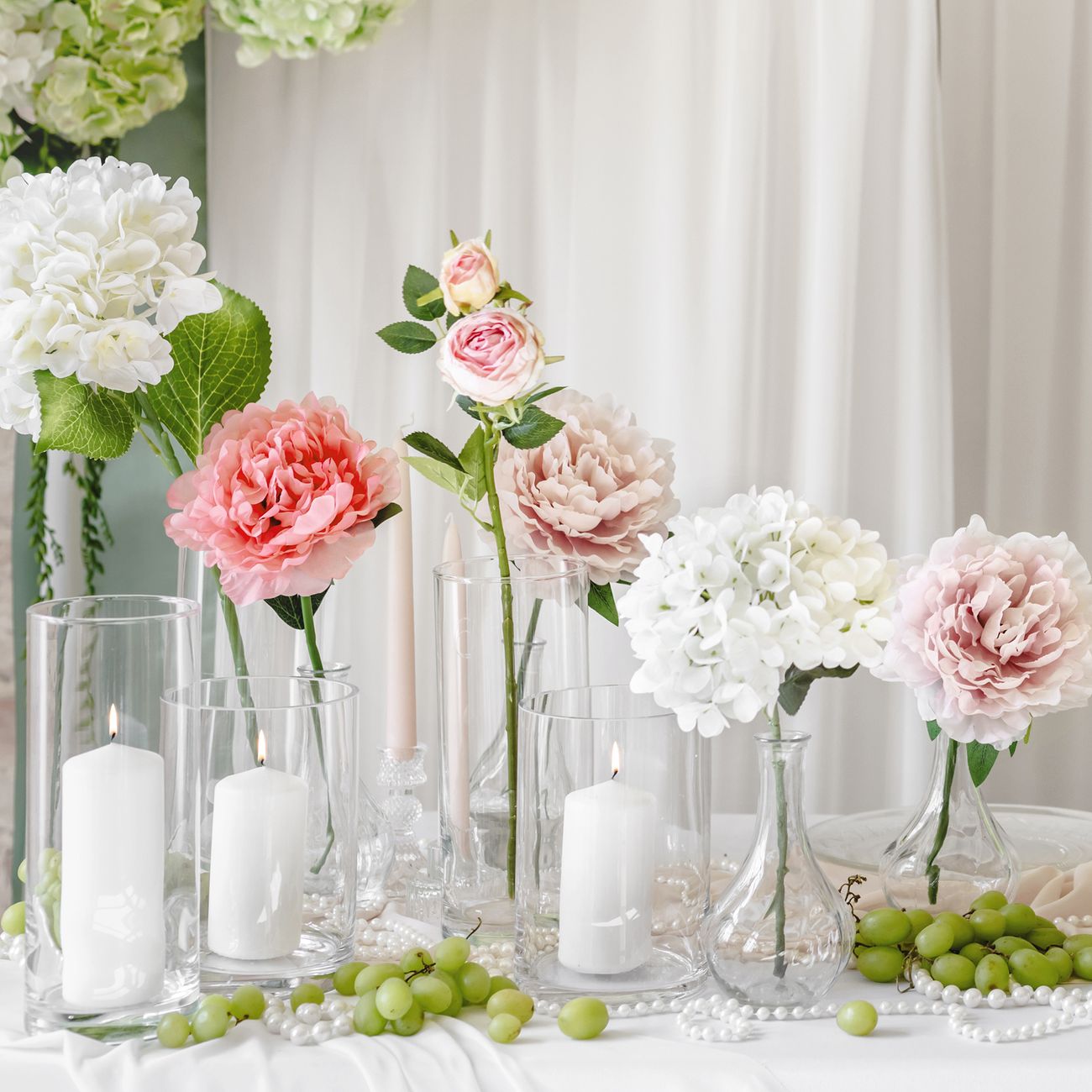 Konstgjord Blomma Pion Rosa