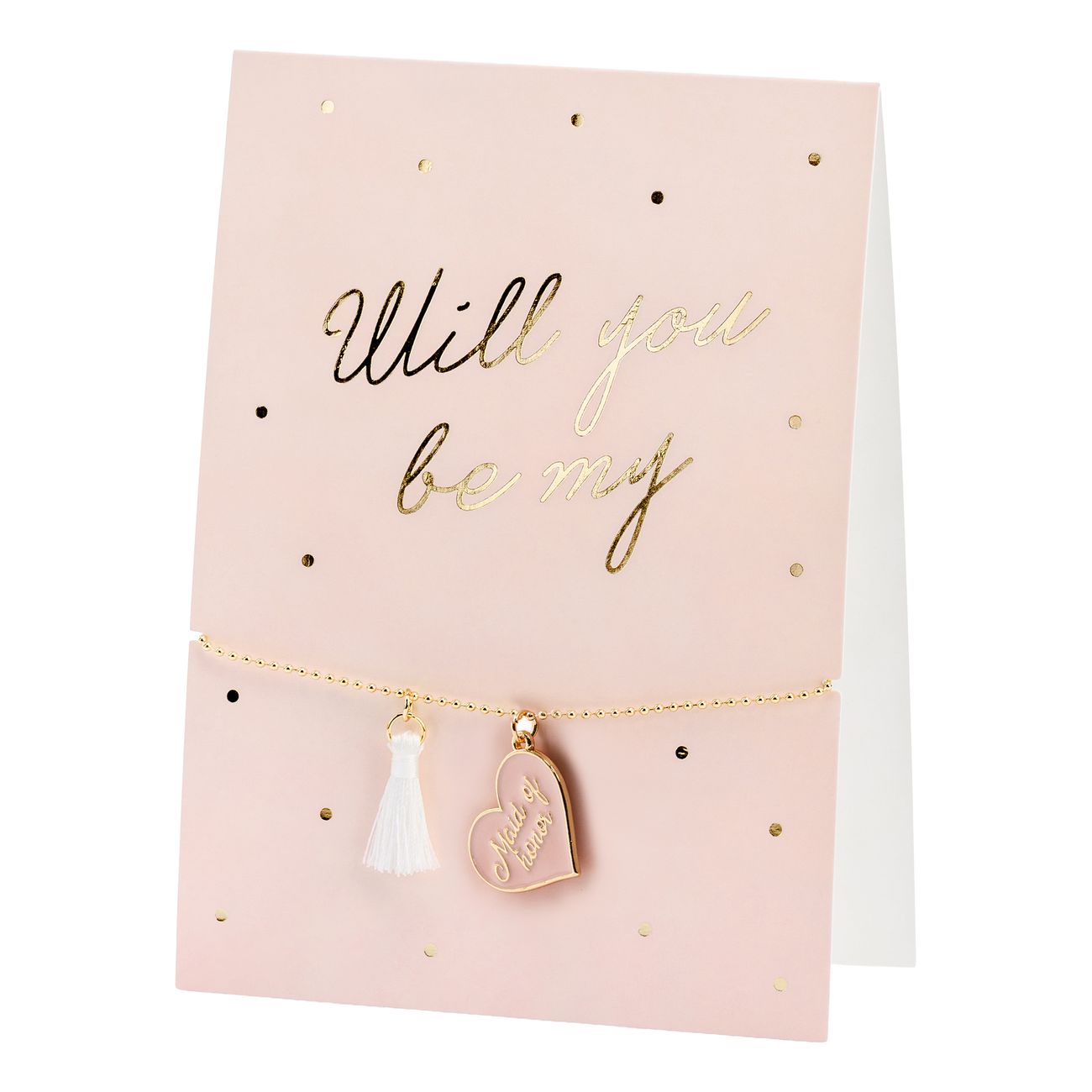 Kort med Armband Will You Be My Maid of Honor