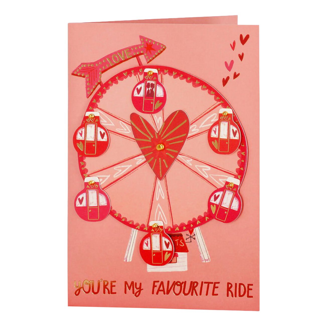 Kort med Kuvert Love Wheel