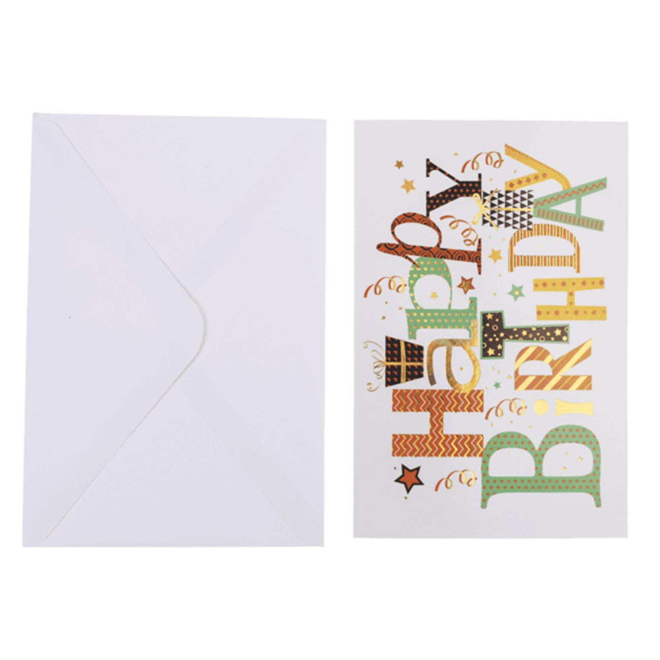 Kort Pop-Up Happy Birthday med Kuvert