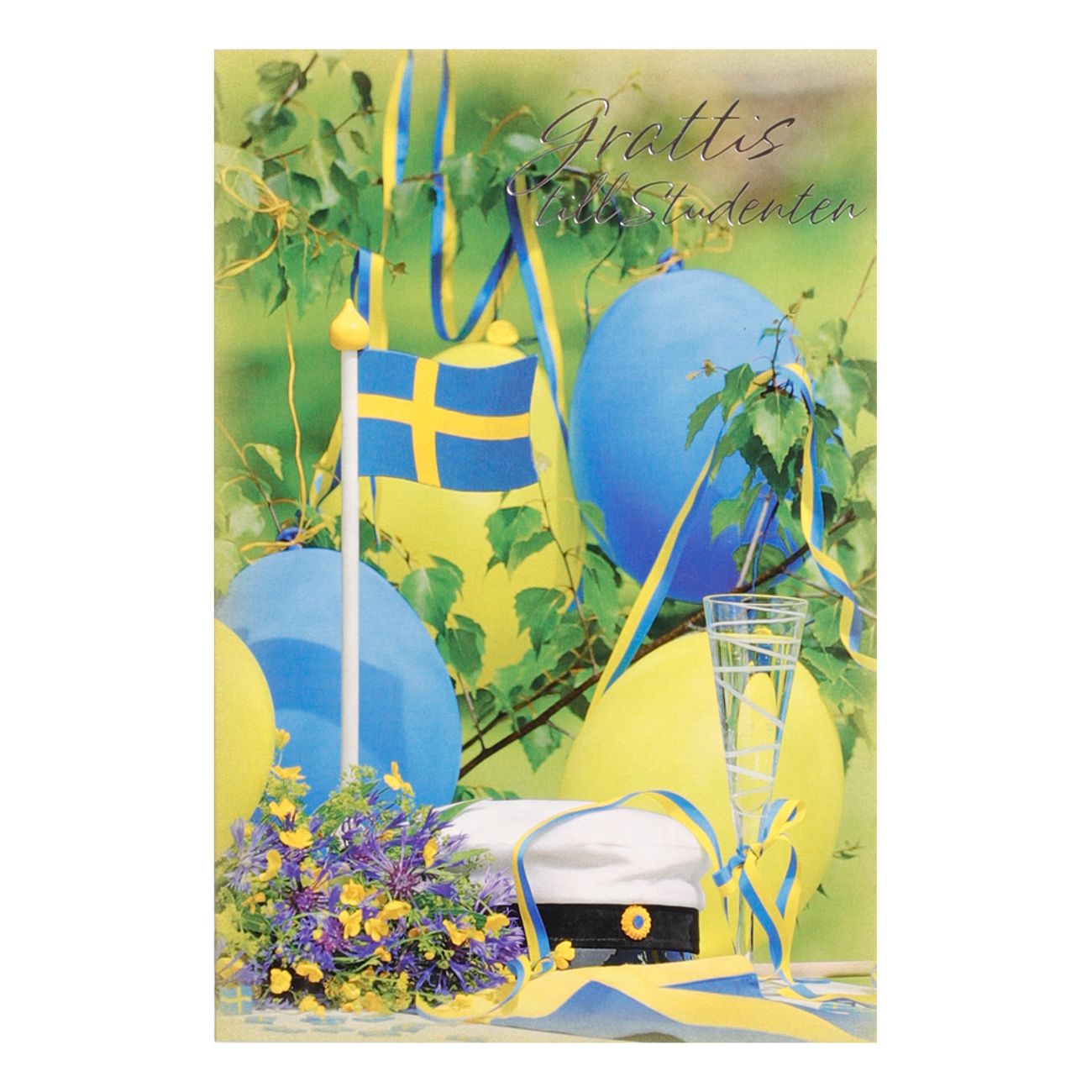 Kort Studenten Flagga