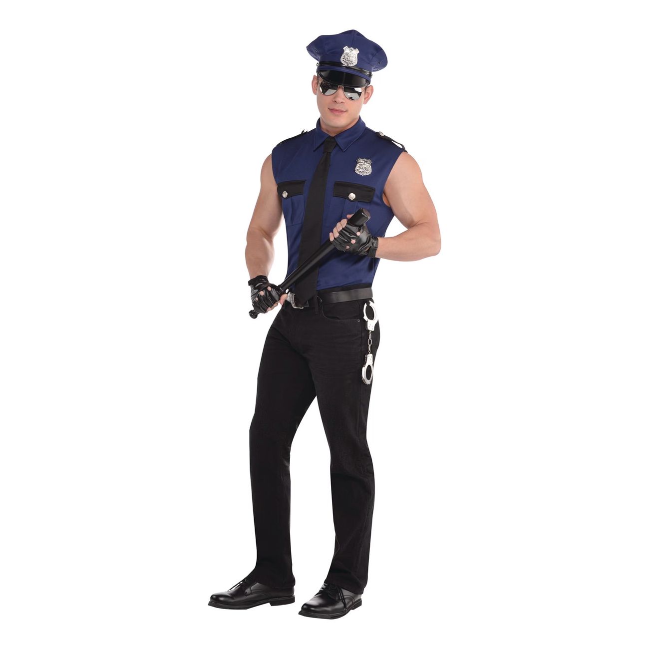 kortarmad-polis-maskeraddrakt-41880-3