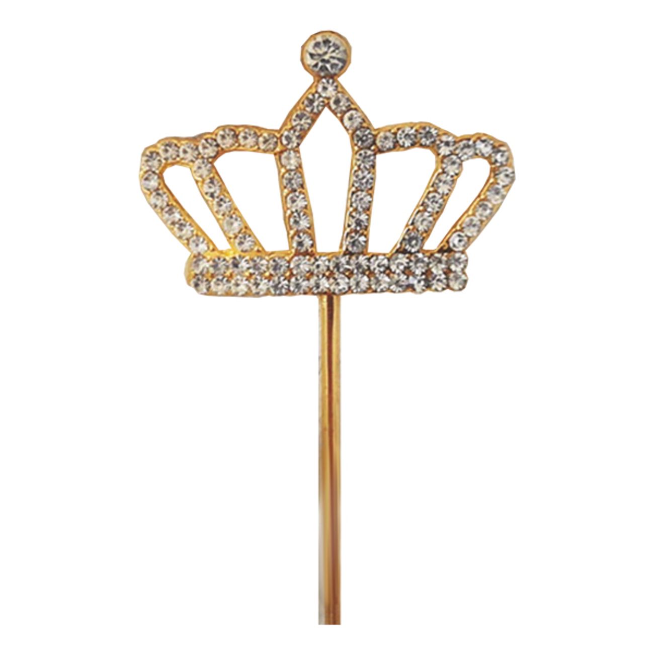 Diadem med Mini Krona Guld