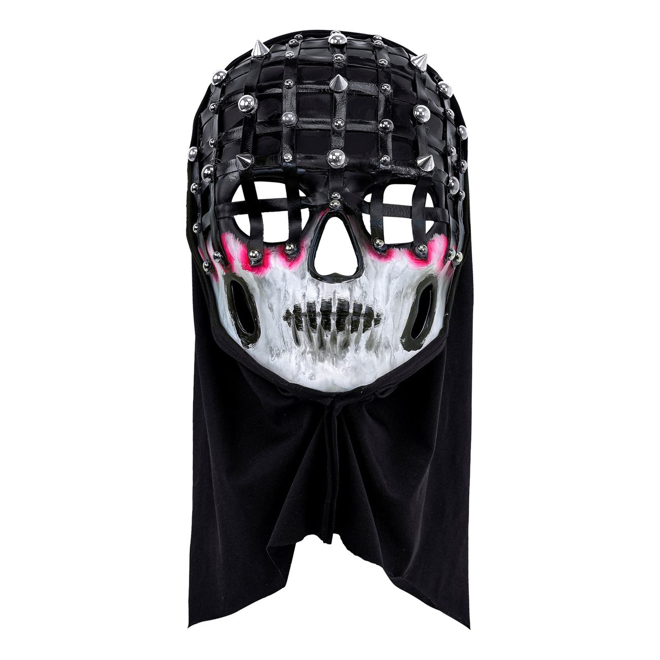 Läskig Mask med Nitar och Huva