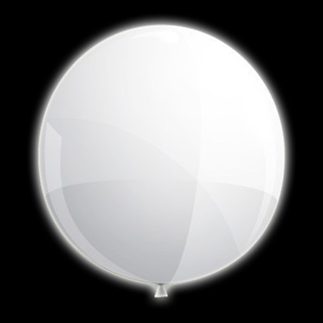 LED-Ballong Jätte Vit