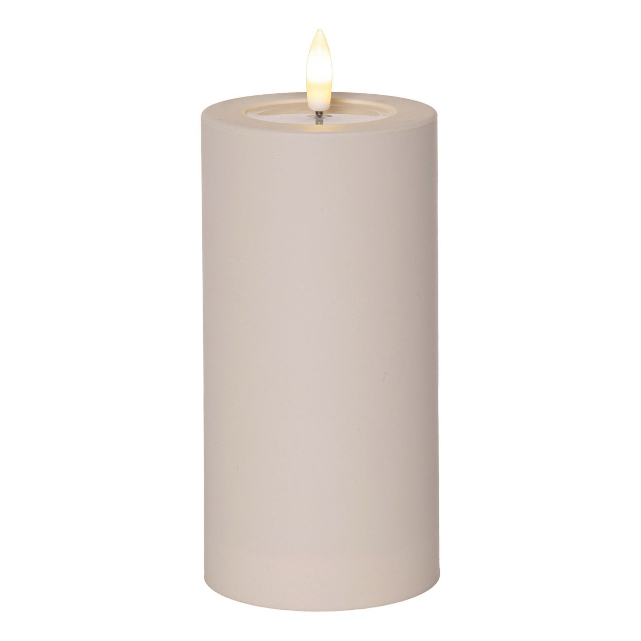 LED Blockljus Soft Beige