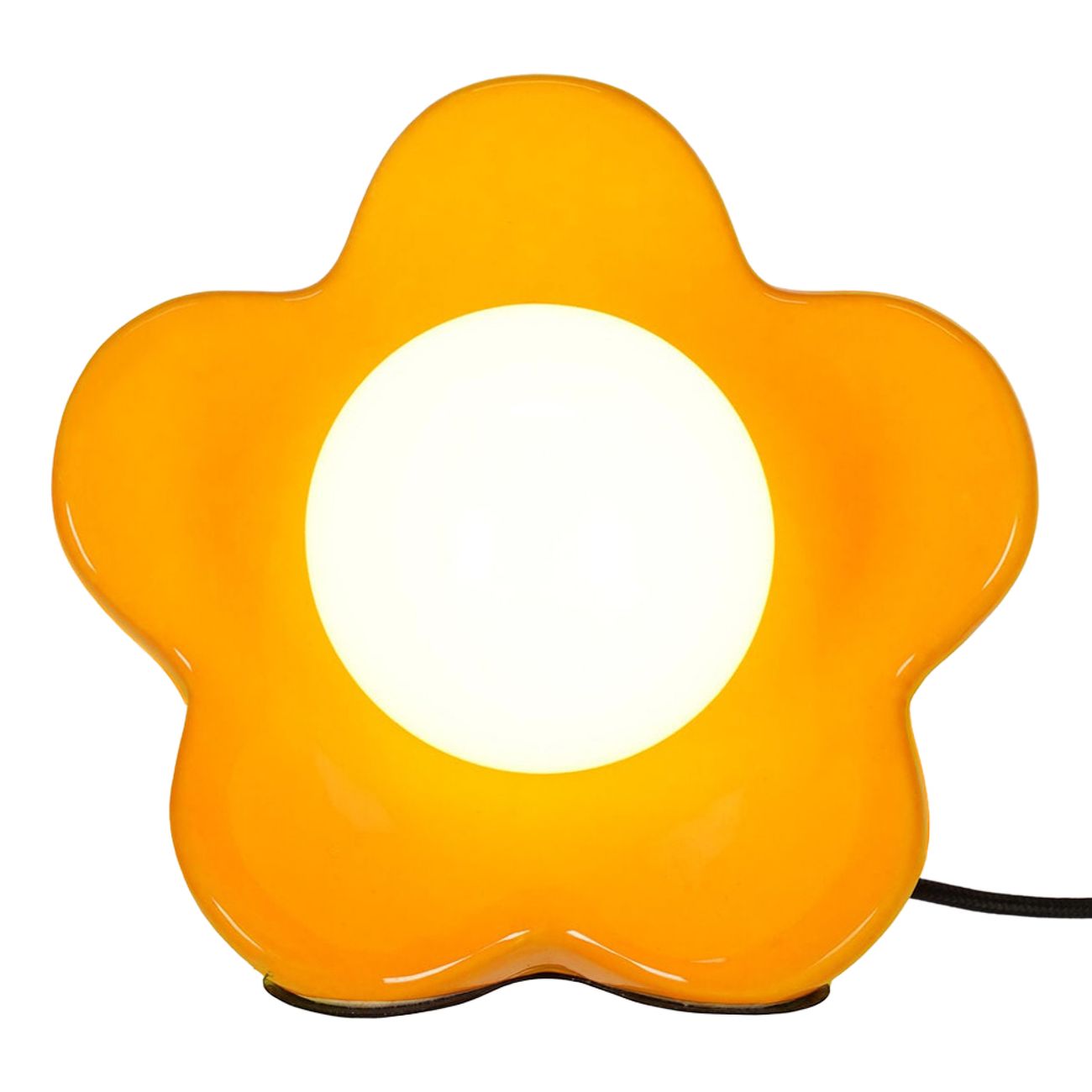 LED Bordslampa Flower Power Shiny Orange