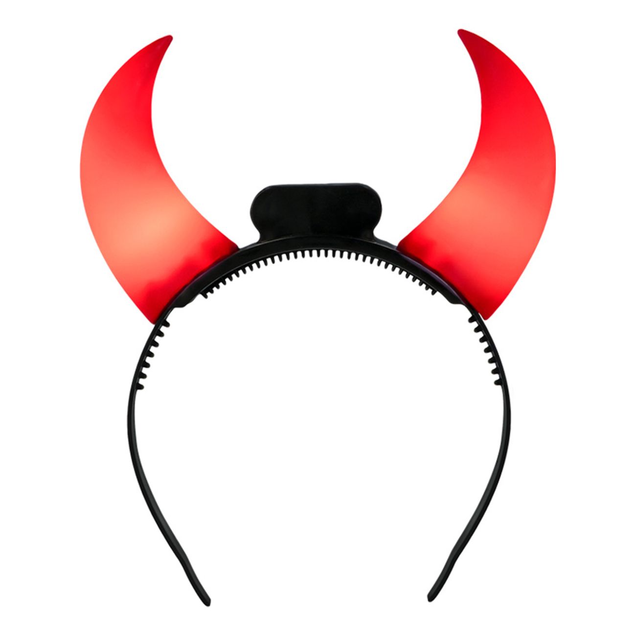 LED Diadem Djävulshorn