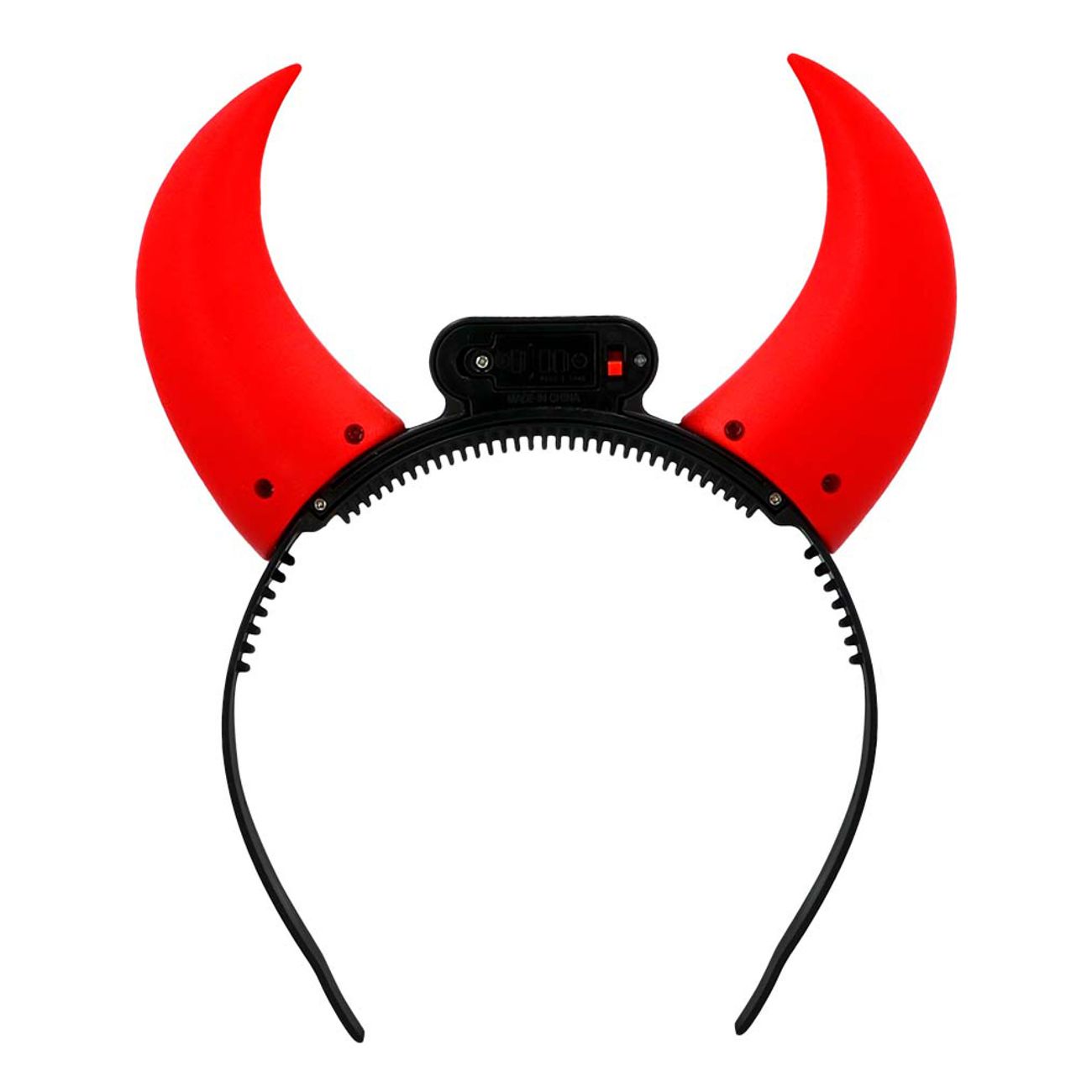LED Diadem Djävulshorn