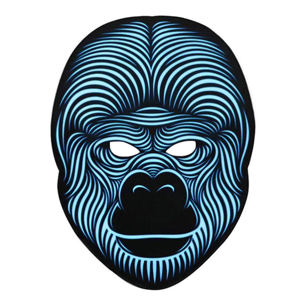 LED Maske Gorilla