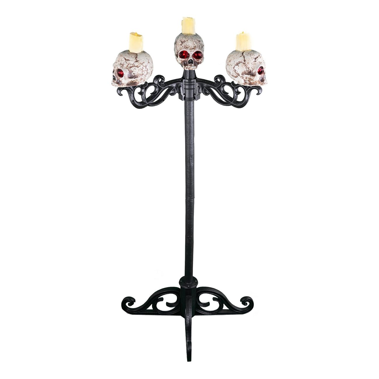 LED Takkrona/Kandelaber med Dödskallar 2in1