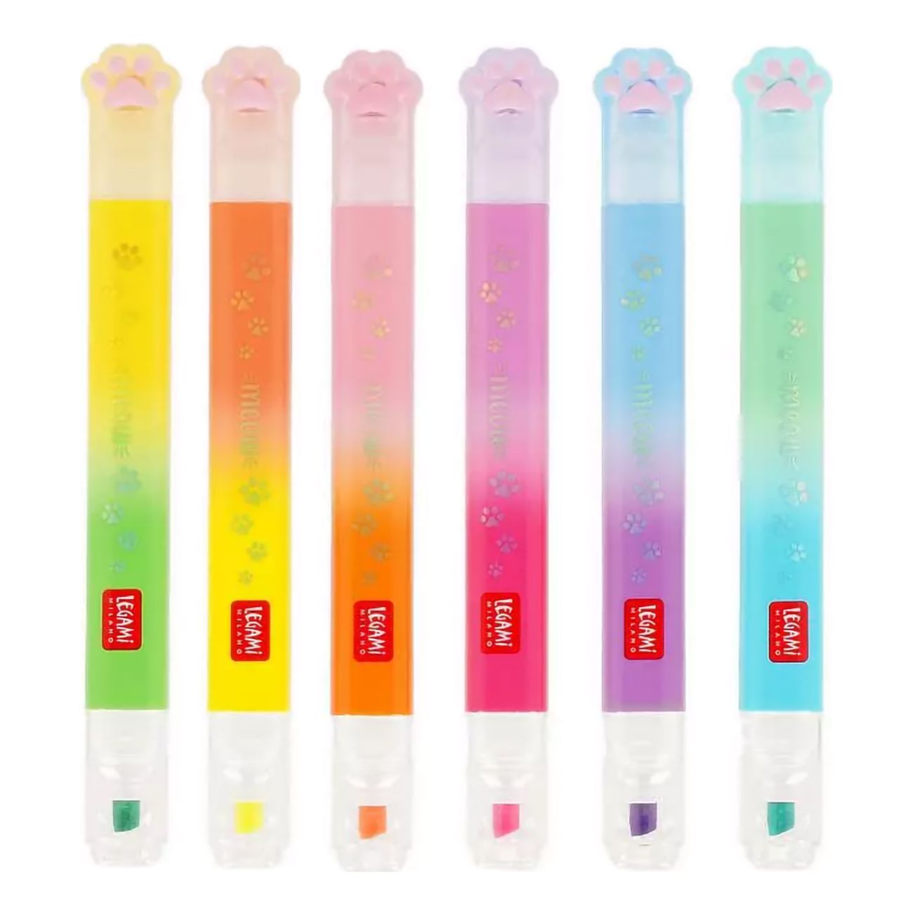 Legami Meow Highlighters Pastell