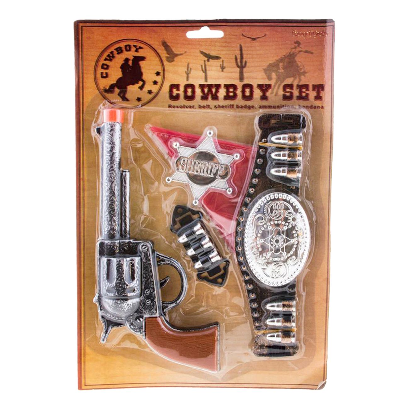 Leksaksset Cowboy med Revolver för Barn