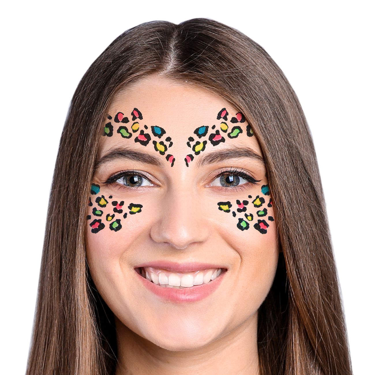 Leopard Glitter Självhäftande Smink