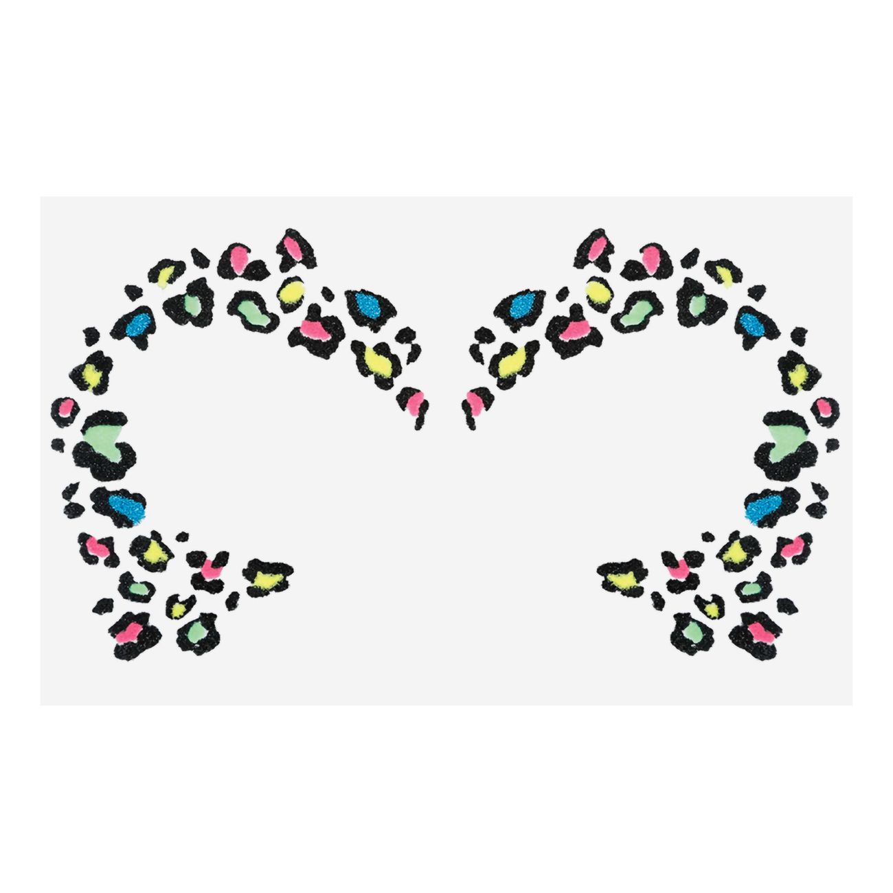 Leopard Glitter Självhäftande Smink