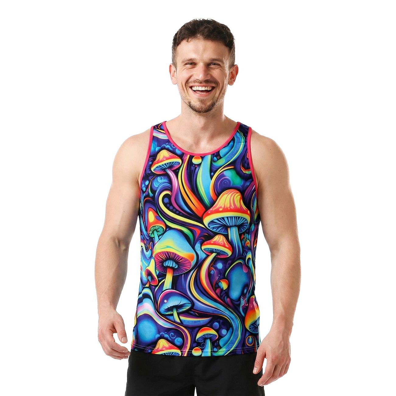 Linne Psychedelic Mushroom Herr