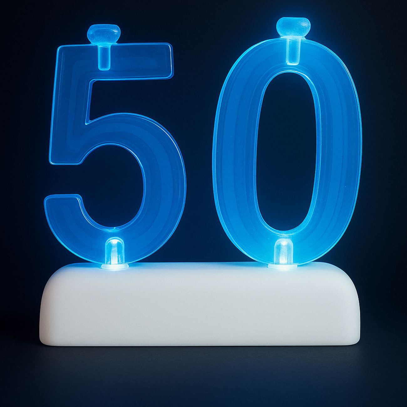 Ljushållare LED 50 med Tårtljus