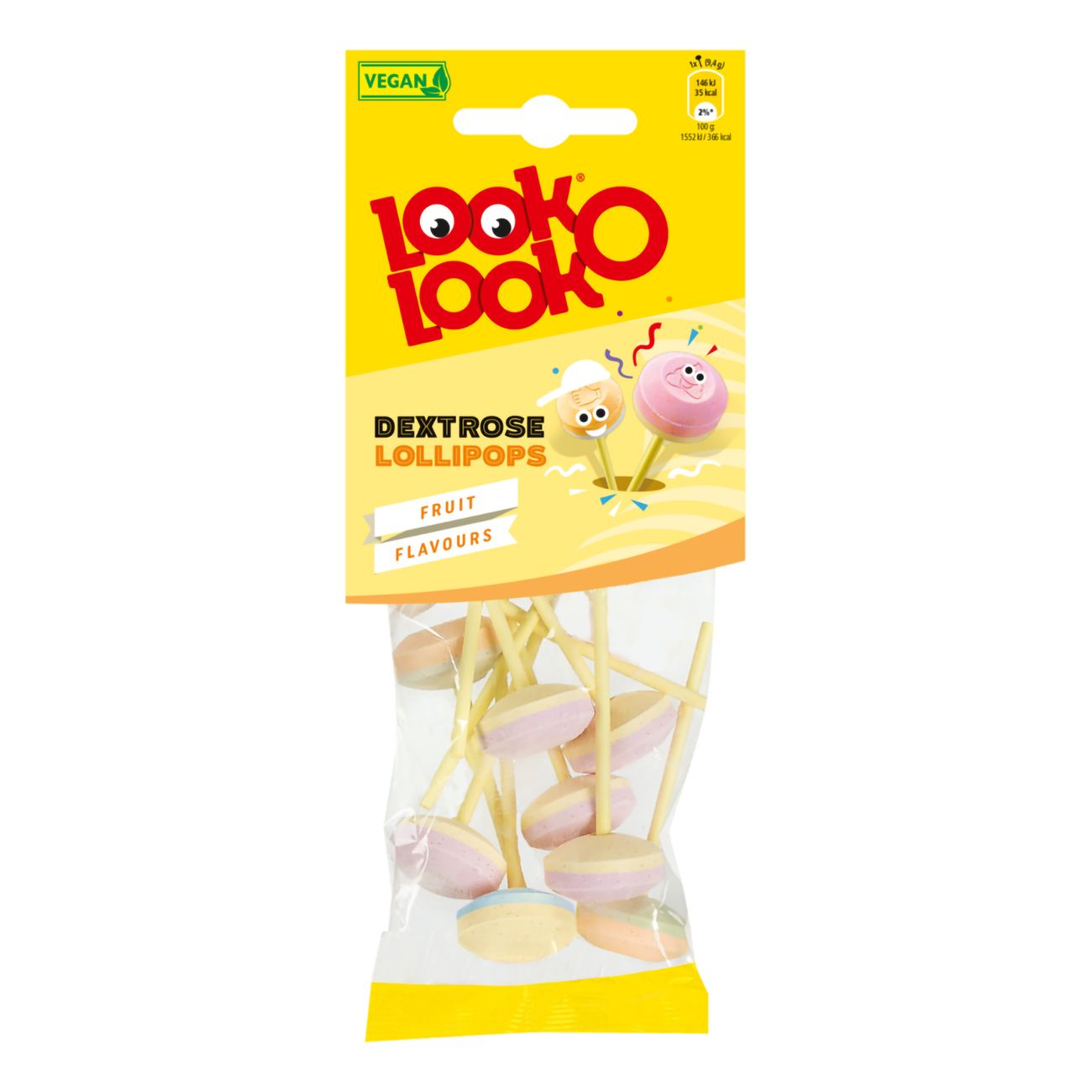 Look-O-Look Dextrose Lollipop -tikkarit