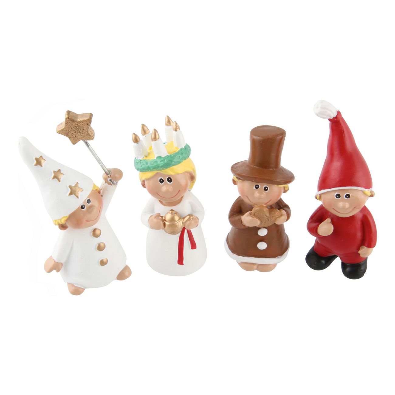 Luciatog Figurer Juledekorasjon