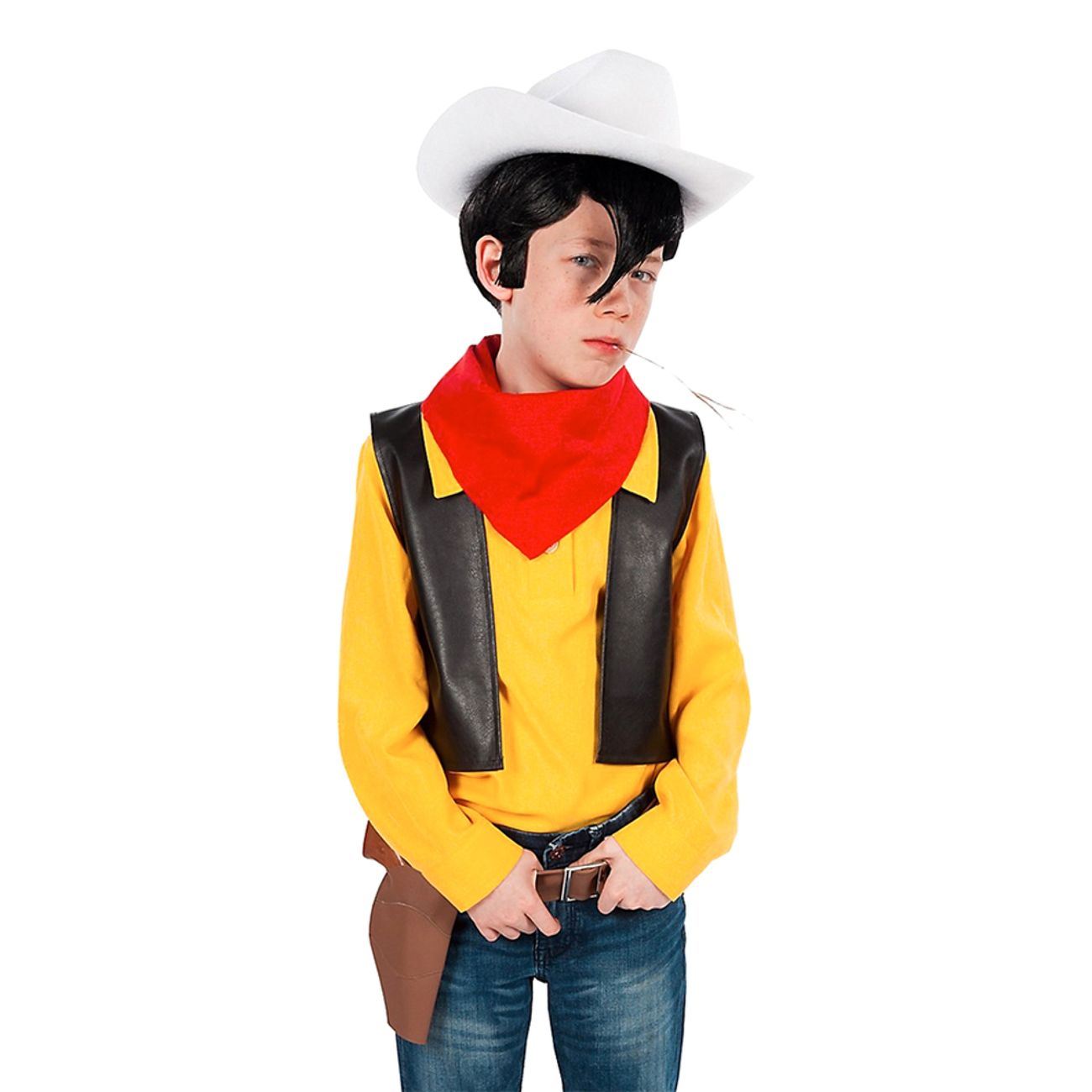 Lucky Luke Cowboy Barn Karnevalskostyme