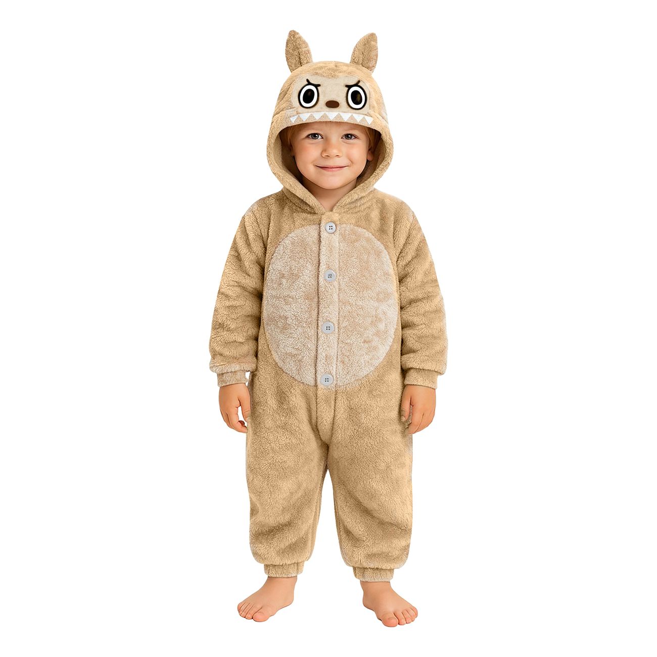 Lulu Monster Beige Onesie Barn Maskeraddräkt