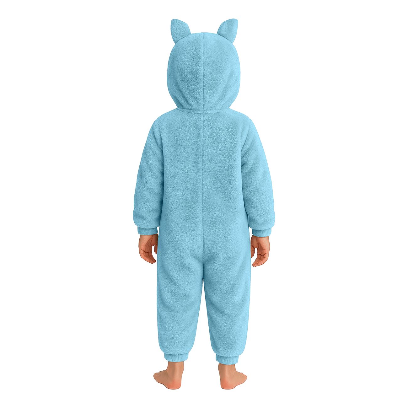 Lulu Monster Blå Onesie Barn Maskeraddräkt