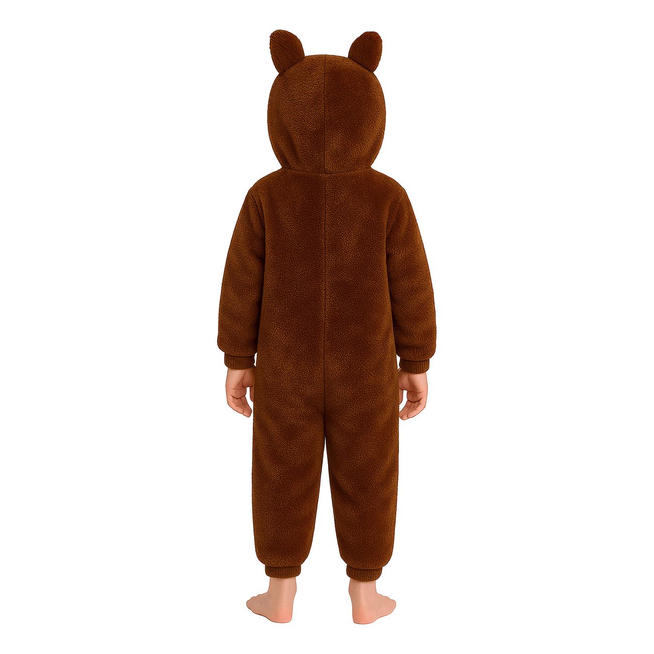 Lulu Monster Brun Onesie Barn Maskeraddräkt