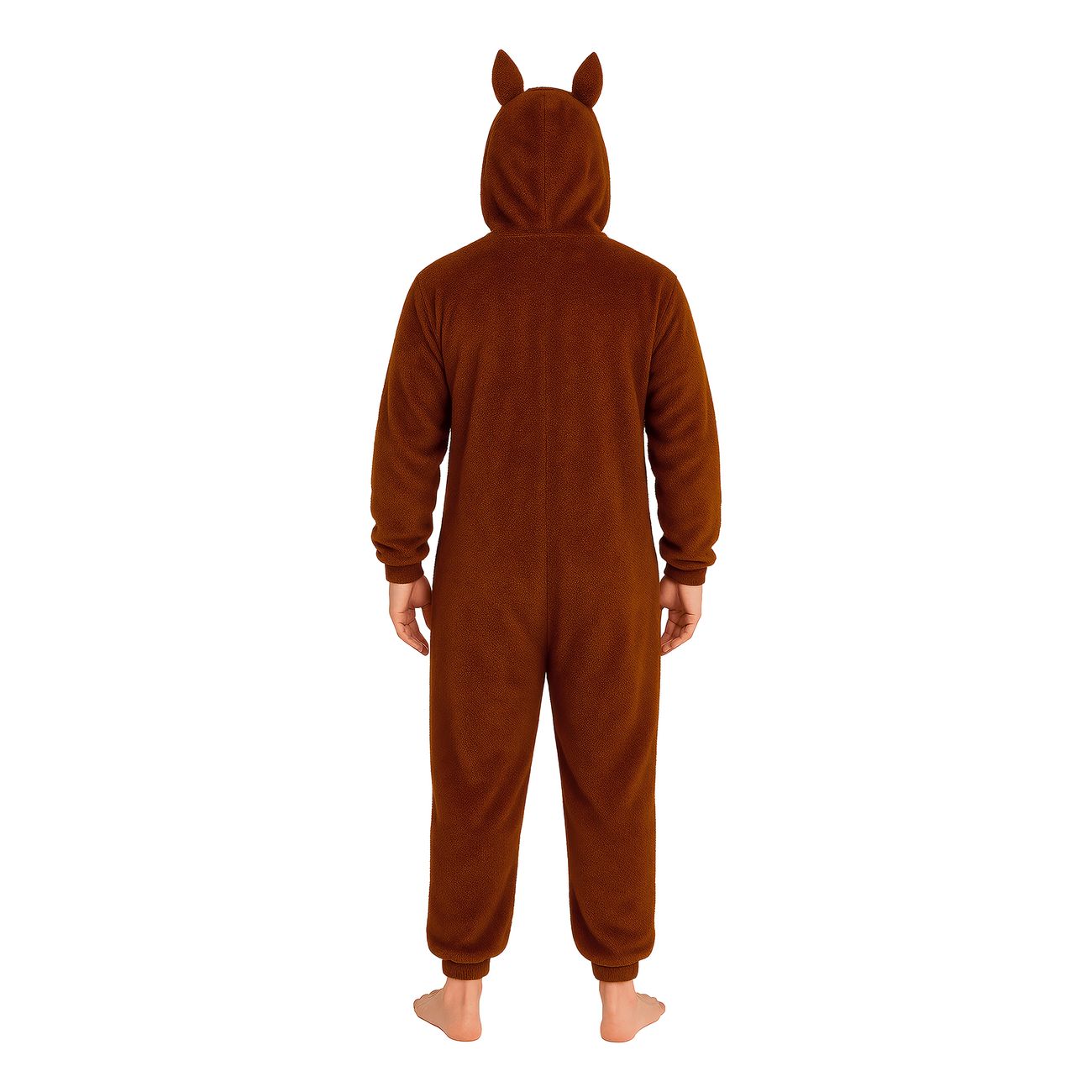 Lulu Monster Brun Onesie Herr Maskeraddräkt