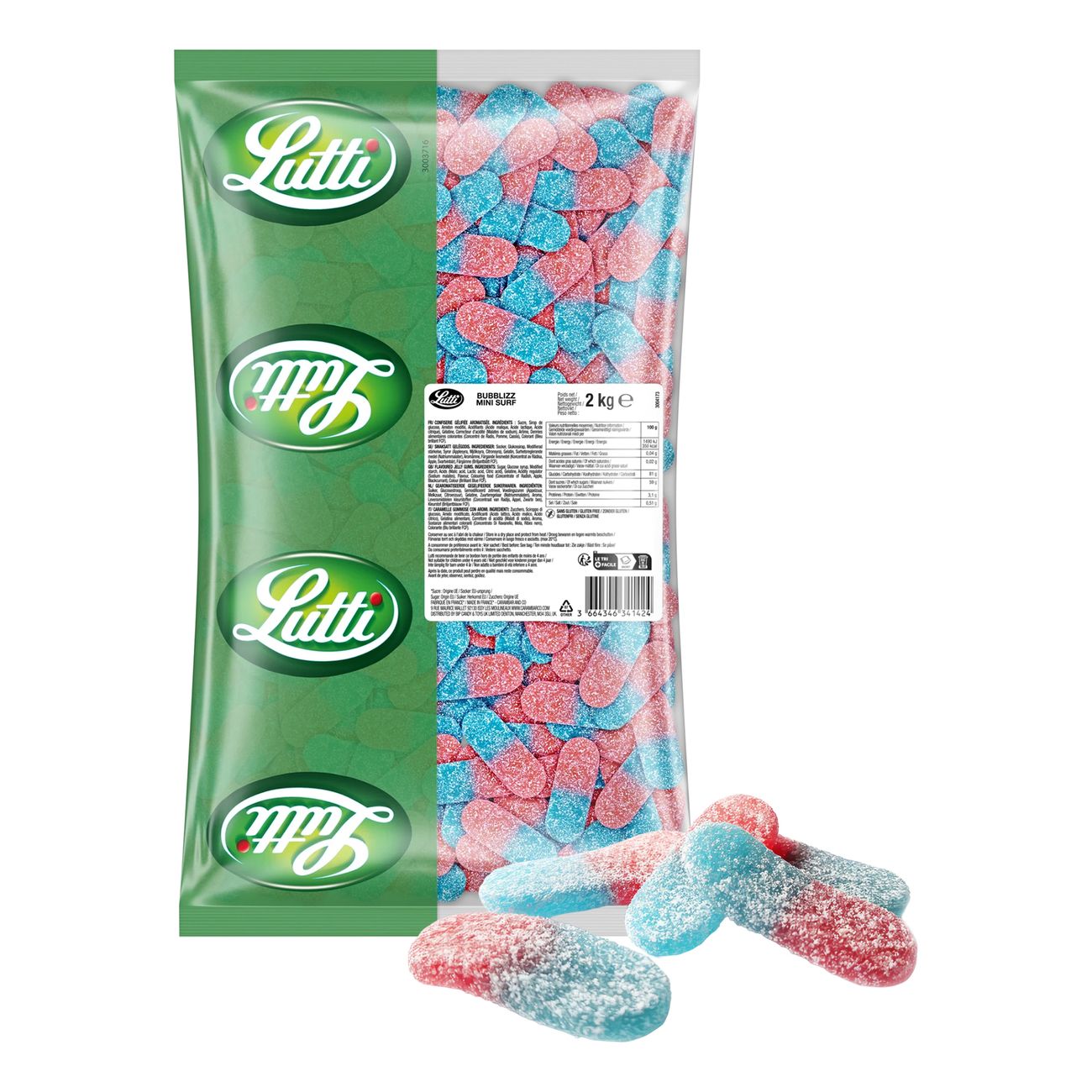 Lutti Bubbliz Mini Surf
