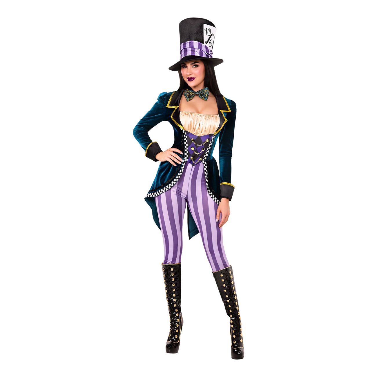 Mad Hatter Jumpsuit Deluxe Maskeraddräkt