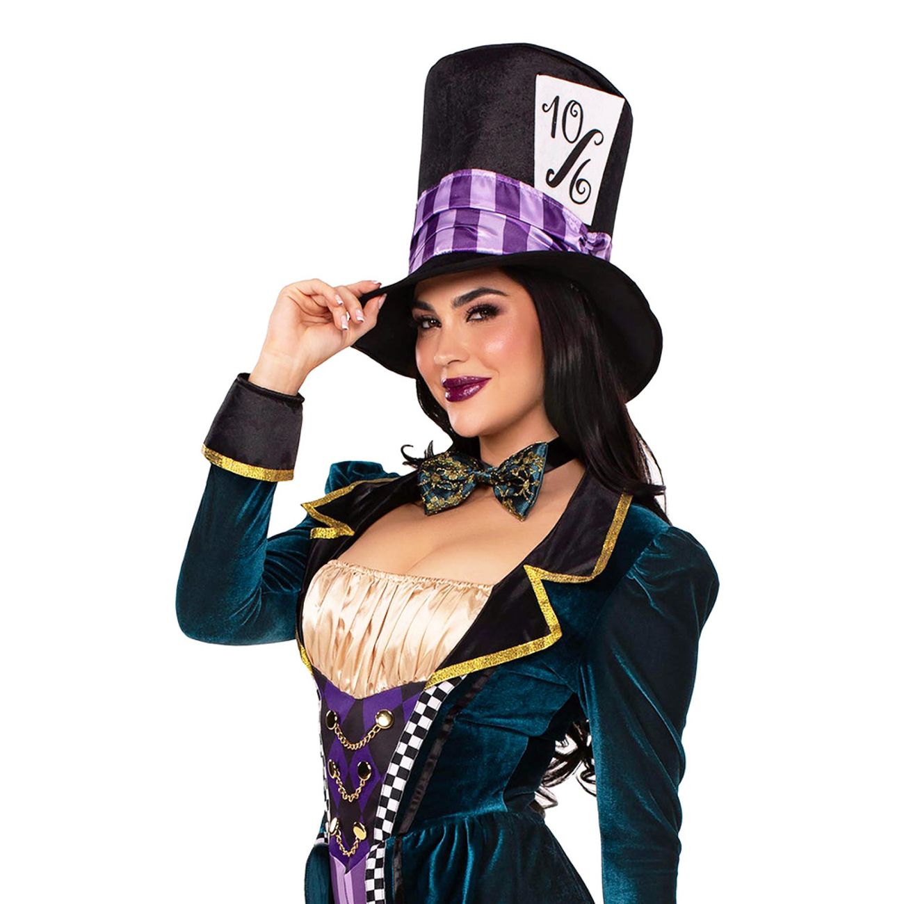 Mad Hatter Jumpsuit Deluxe Maskeraddräkt