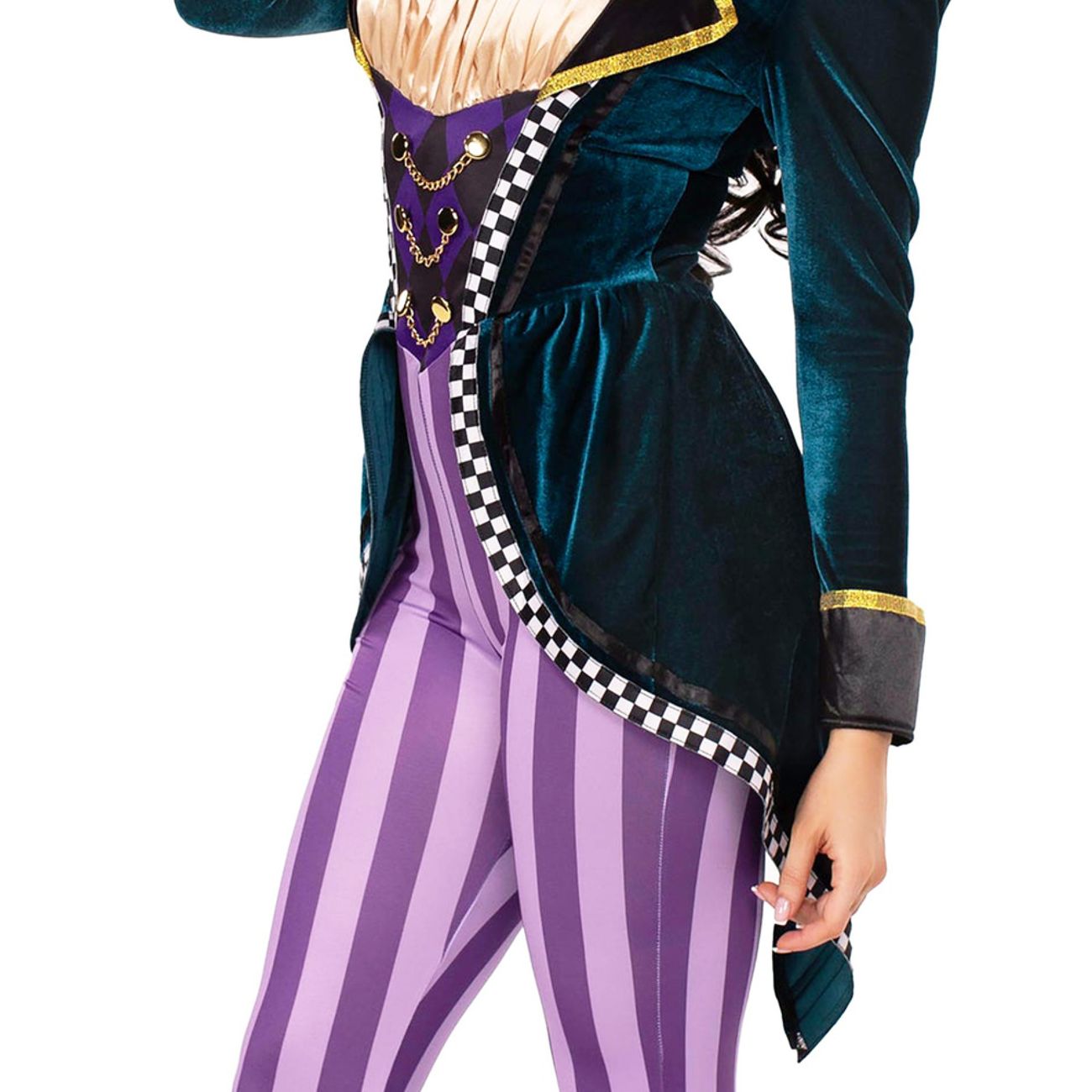 Mad Hatter Jumpsuit Deluxe Maskeraddräkt
