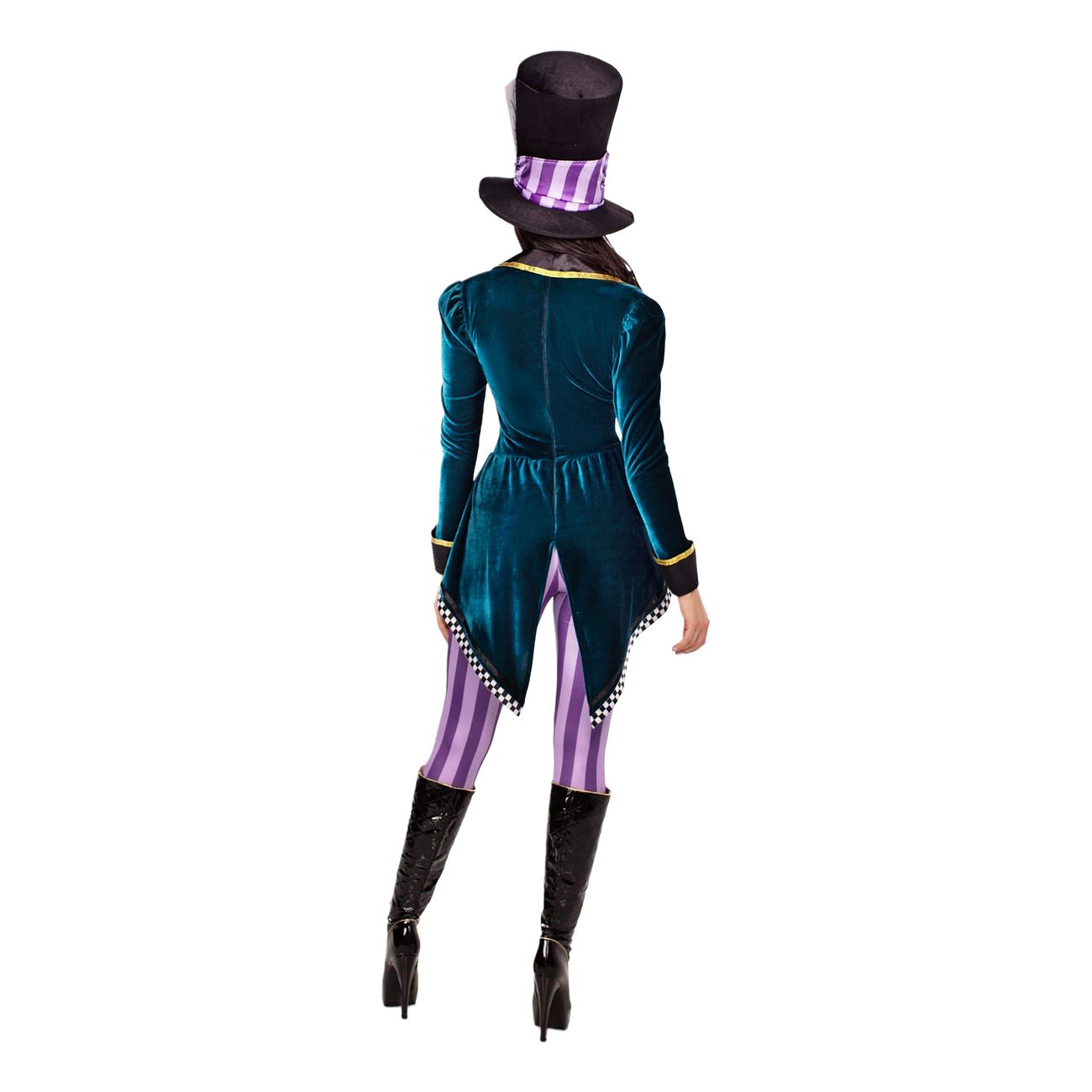 Mad Hatter Jumpsuit Deluxe Maskeraddräkt