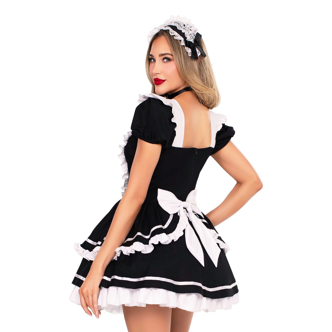 Maid to Flirt Klänning Deluxe Maskeraddräkt