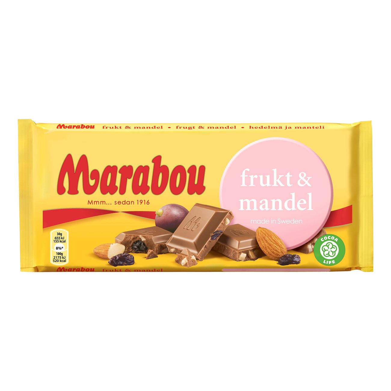 Marabou Frukt & Mandel Chokladkaka
